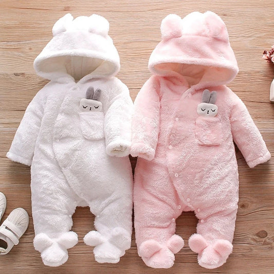 monito blanco y rosa ideal para tu bebe.